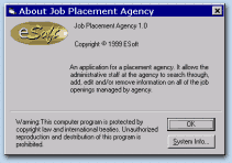 Virtual Placement Agency: About App. Form